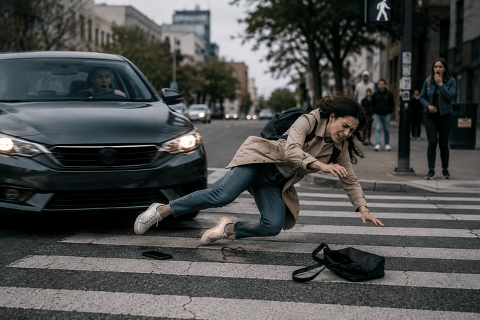 why pedetrian crosswalk injuries are so serious