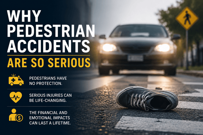 why pedestrain accidents are serious